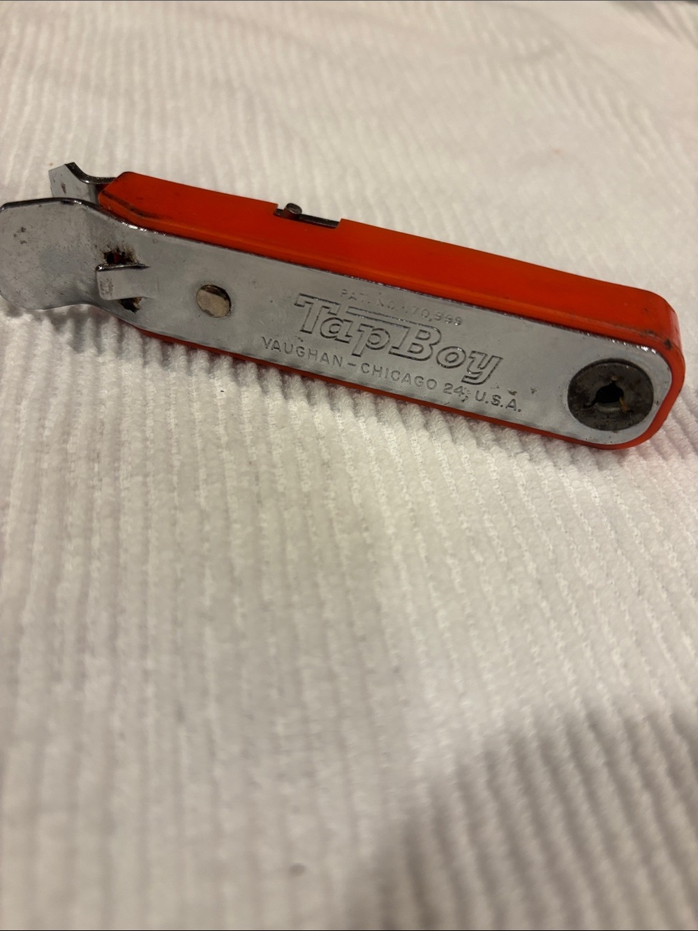 Tap-Boy Orange Can/Bottle Opener - TapBoy by Vaughan